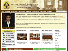 Tablet Screenshot of karyafurniturejepara.com